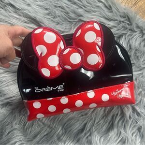 Red Disney Minnie Mouse Makeup Bag! " THE CREME SHOP"